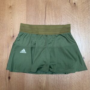 Adidas Olive Green Tennis Skirt